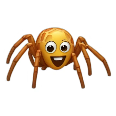 Spider for seaside vacation sticker