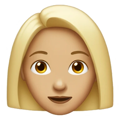 women with a small nose sticker