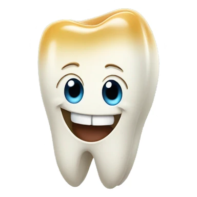 Tooth giving thumbs up sticker