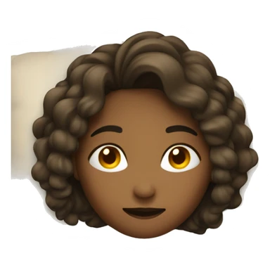 girl laying down sticker