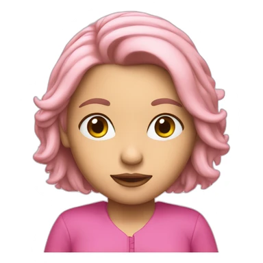 Jenni de blanco pink  sticker