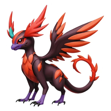 Meloetta-Yveltal-Noivern-Pokémon-Fakémon-creature sticker