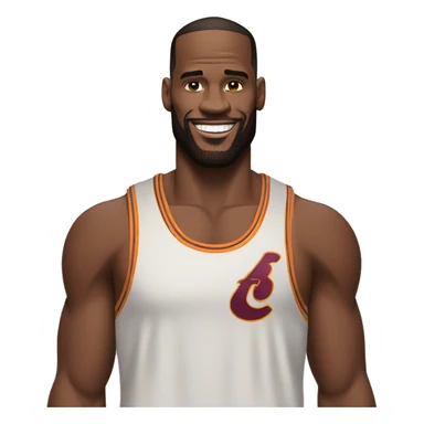 Le Bron James in tanktop sticker