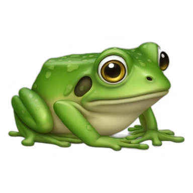 An arabic frog sticker