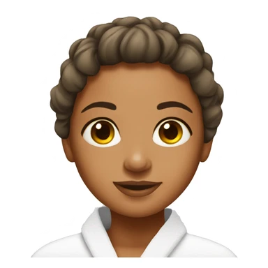 Spa tan girl sticker