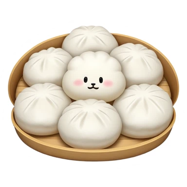 chinese steamed bun sticker