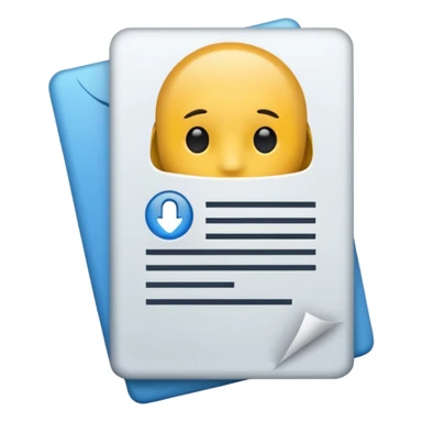 assurance document sans visage sticker