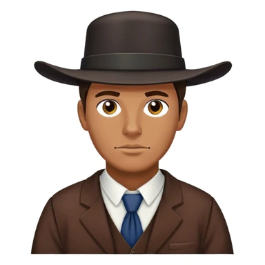 Amish man coaching football sticker