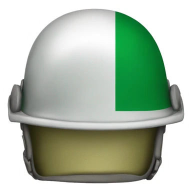 nigeria flag gardener helmet sticker