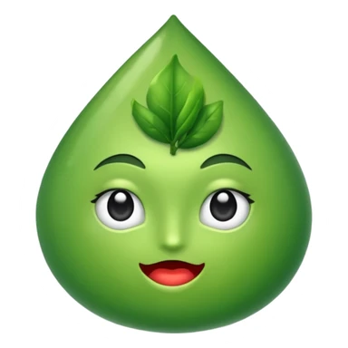 1 grano de poroto 🫘 con cara amorosa  sticker