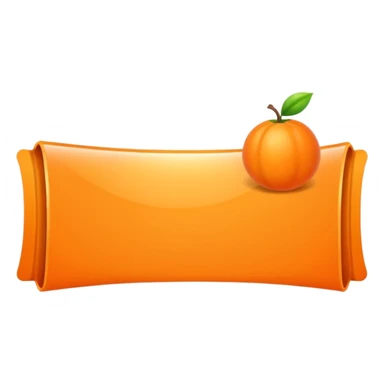 elegant horizontal banner with HEX code #FF6A00 sticker