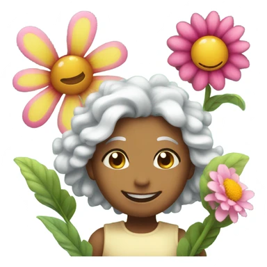 😇🐛🌸 sticker