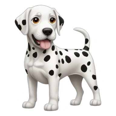 Dalmatiner next to dalmatiner sticker