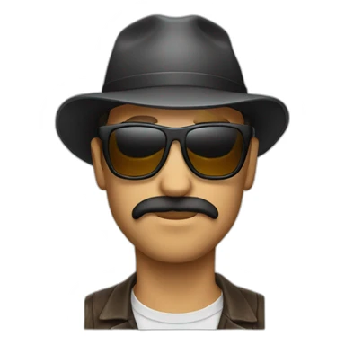 incognito man emoji sticker
