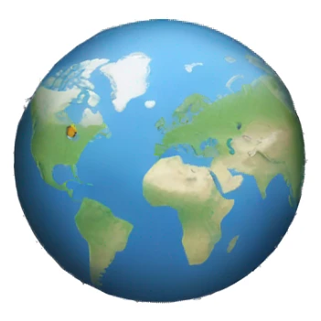 World and text with Agora sticker