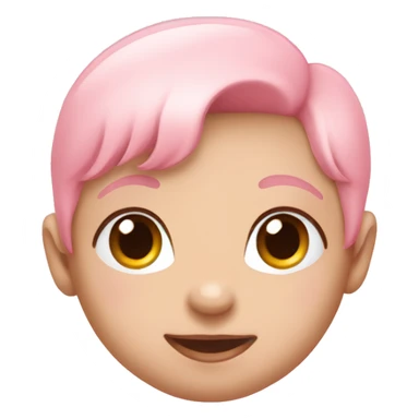 Baby pink hert sticker