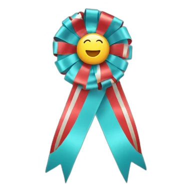 1st place ribbon sticker