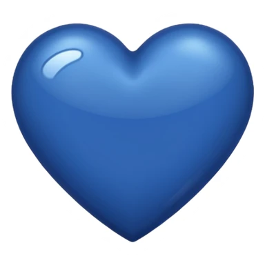dark blue heart sticker