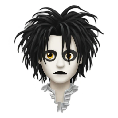Edward scissorhands Johnny depp sticker
