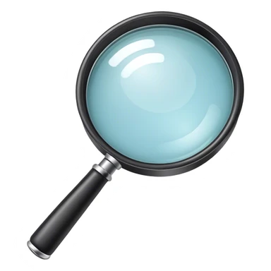 lupa de aumento sticker