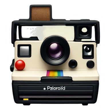 Polaroid camera + made photo  sticker