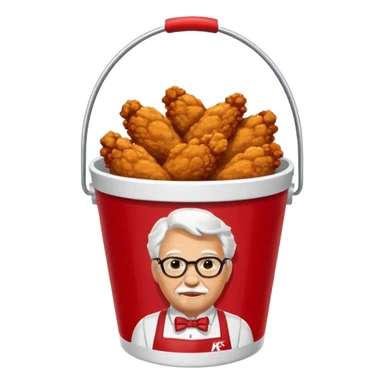 kfc bucket sticker