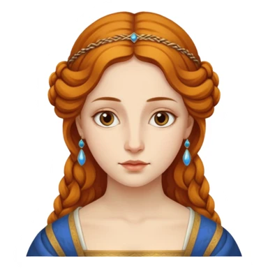 Renaissnace Mona Lisa painting sticker