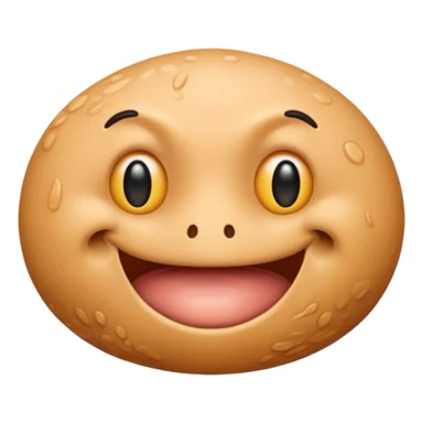 An emoji symbolizing a prostate sticker