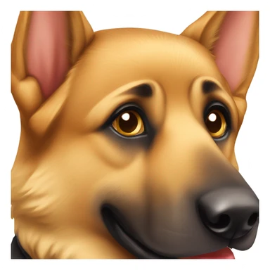 German shepard dog sticker