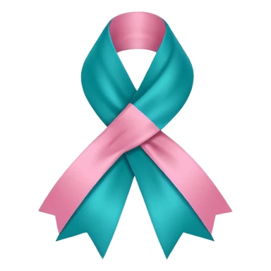 Thyroid cancer ribbon sticker