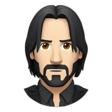 john wick head oh well sticker