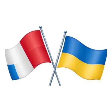 poland ukraine flag sticker