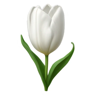 White Tulpe sticker