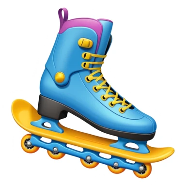 inline skate skatepark sticker