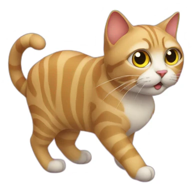 Cat-with-lazer sticker