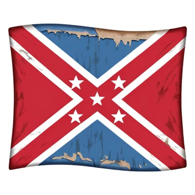 Confederate flag sticker