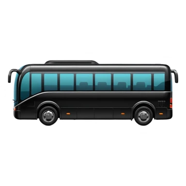 Autobús negro brasileño sticker