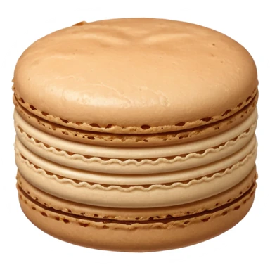 Beige macaroon  sticker