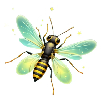 fireflies sticker