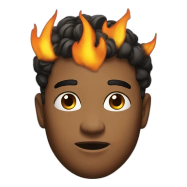 alluring trash fire sticker