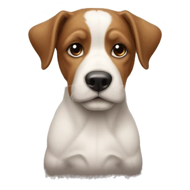 Un petit chien avec un nœud sur la tête  sticker