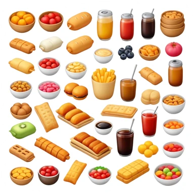 Korean snacks sticker