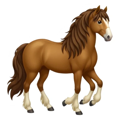 Bay gypsy cob sticker