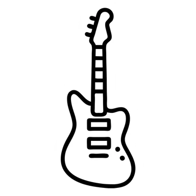 Fender Jazzmaster guitar sticker