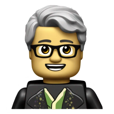 PARTY Lego minifigure  sticker