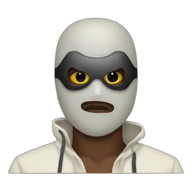 kanyewest-with-mask sticker