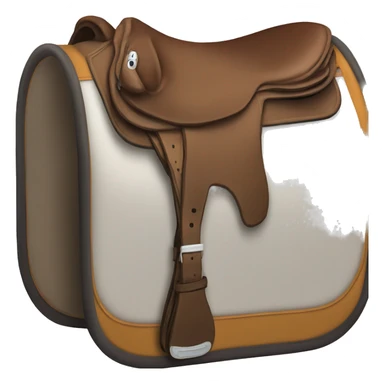 Horse saddle pad sticker