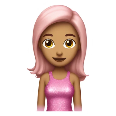 The name Rochelle in pink glitter sticker