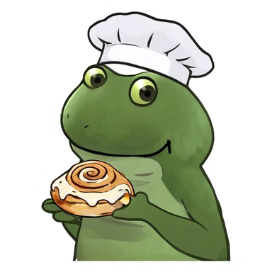 Cinnamon roll sticker