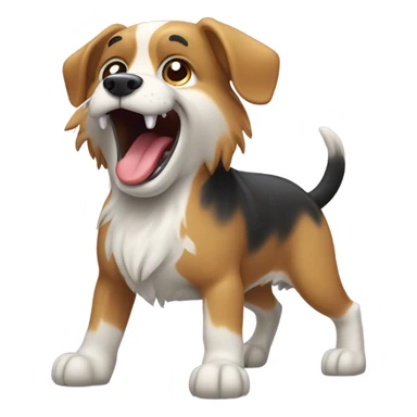 barking dog sticker